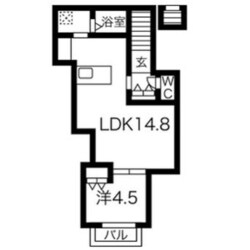 中山観音駅 徒歩5分 2階の物件間取画像